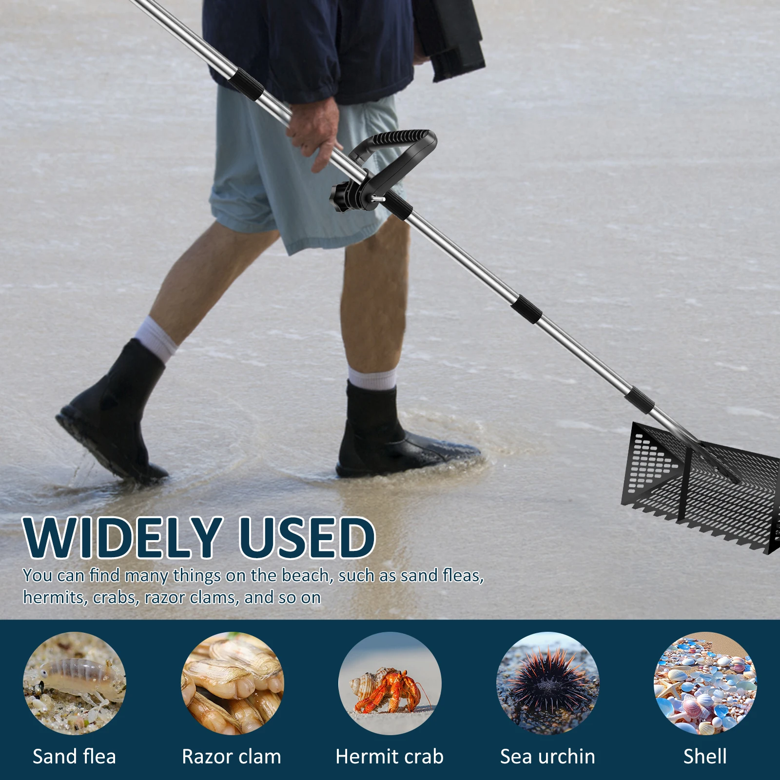 Long-Handle Sand Scraper & Scoop