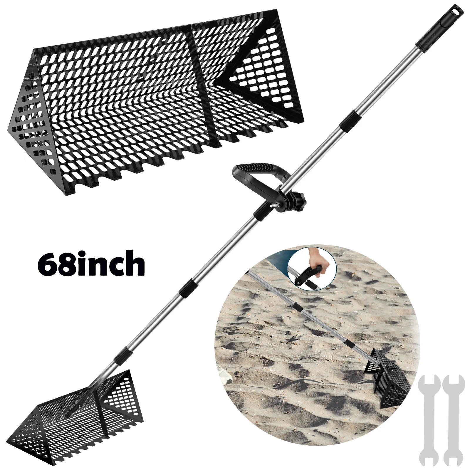Long-Handle Sand Scraper & Scoop