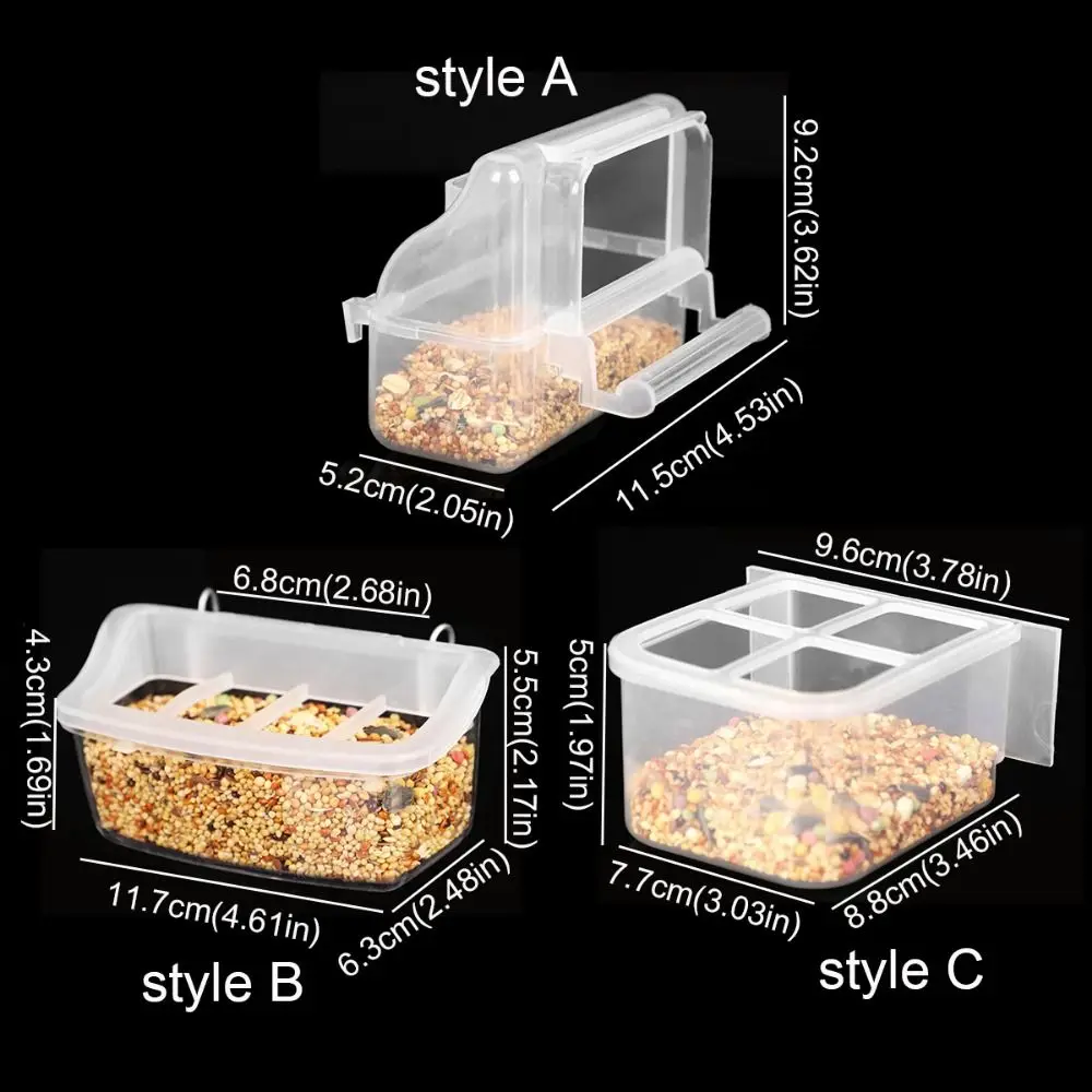 Food & Water Container for Parrots & Birds