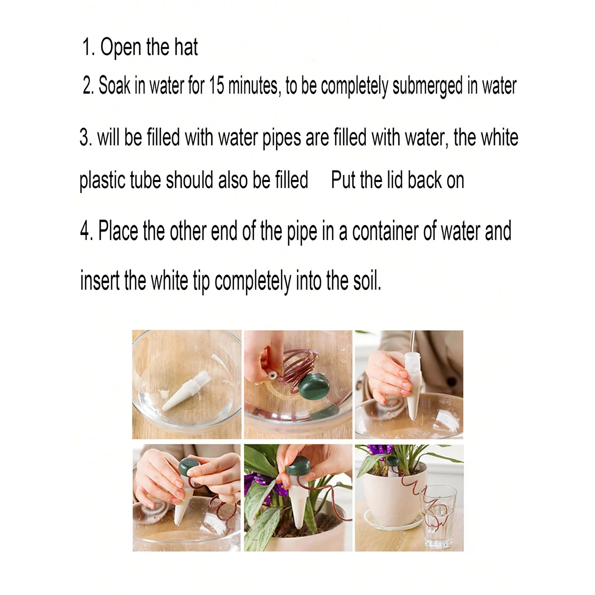 Automatic Waterer for Potted Plants — 4 Pcs