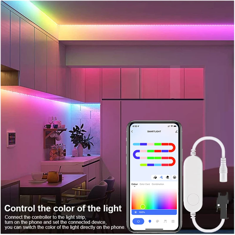 Wi-Fi Controller for 24 V Addressable RGB Strips