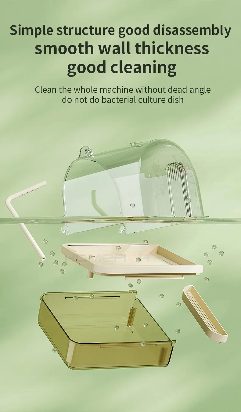 Clear Hanging Bird Bath