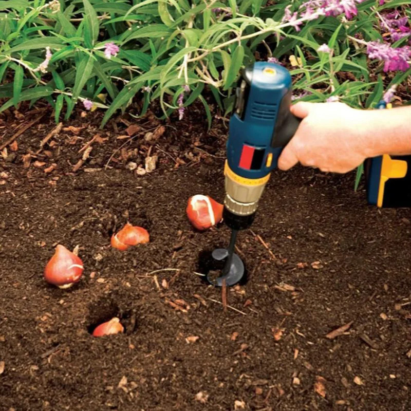 Garden Auger for Planting — No Drill Required