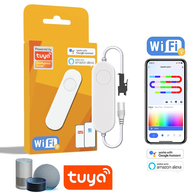 Wi-Fi Controller for 24 V Addressable RGB Strips