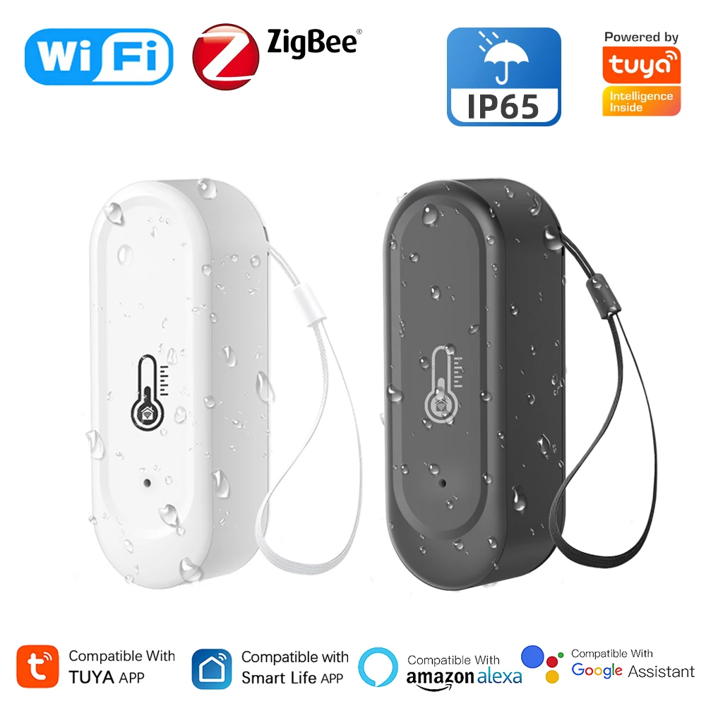 Outdoor Temperature & Humidity Sensor — Wi-Fi & Zigbee Versions