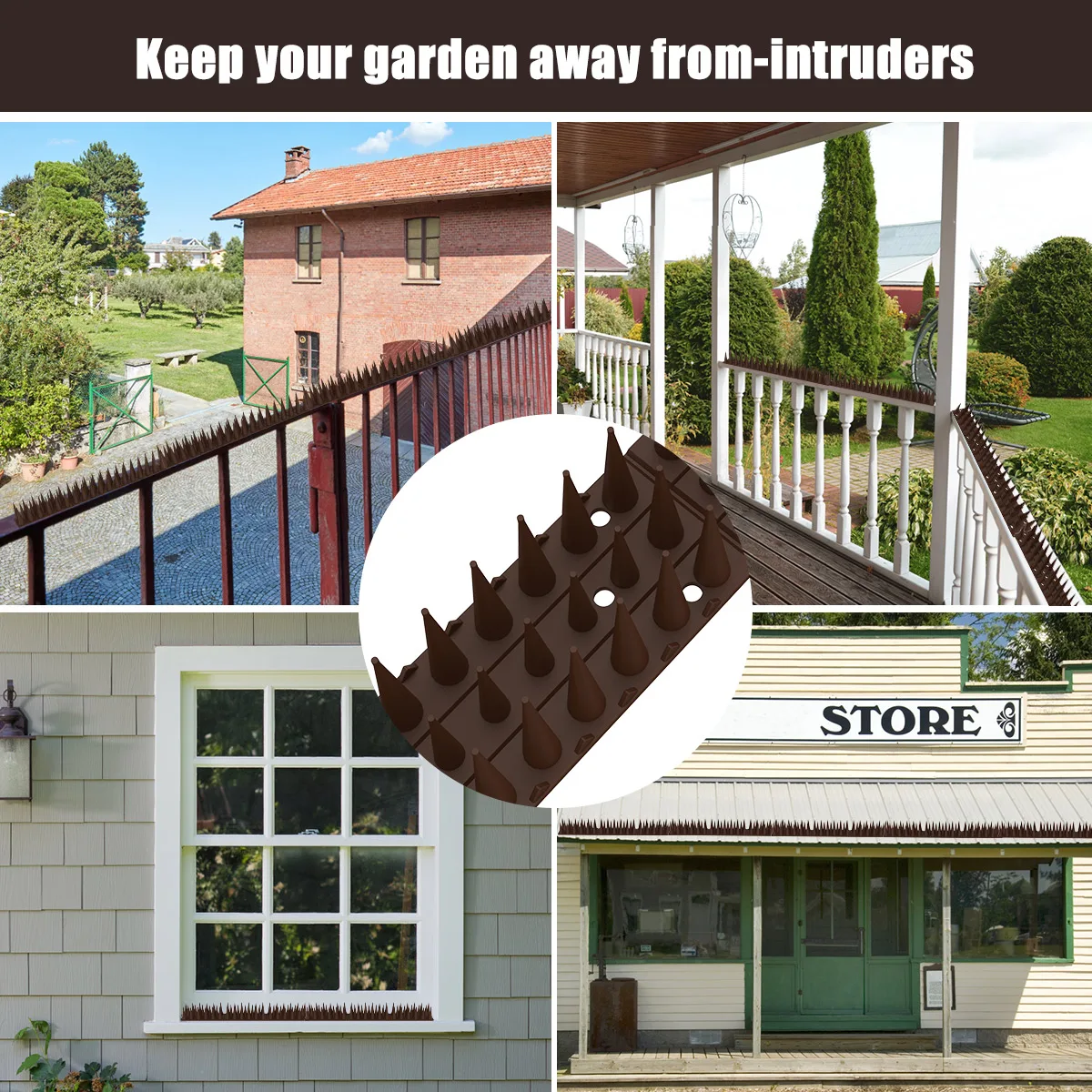 Bird Deterrent Spikes for Roofs & Fences