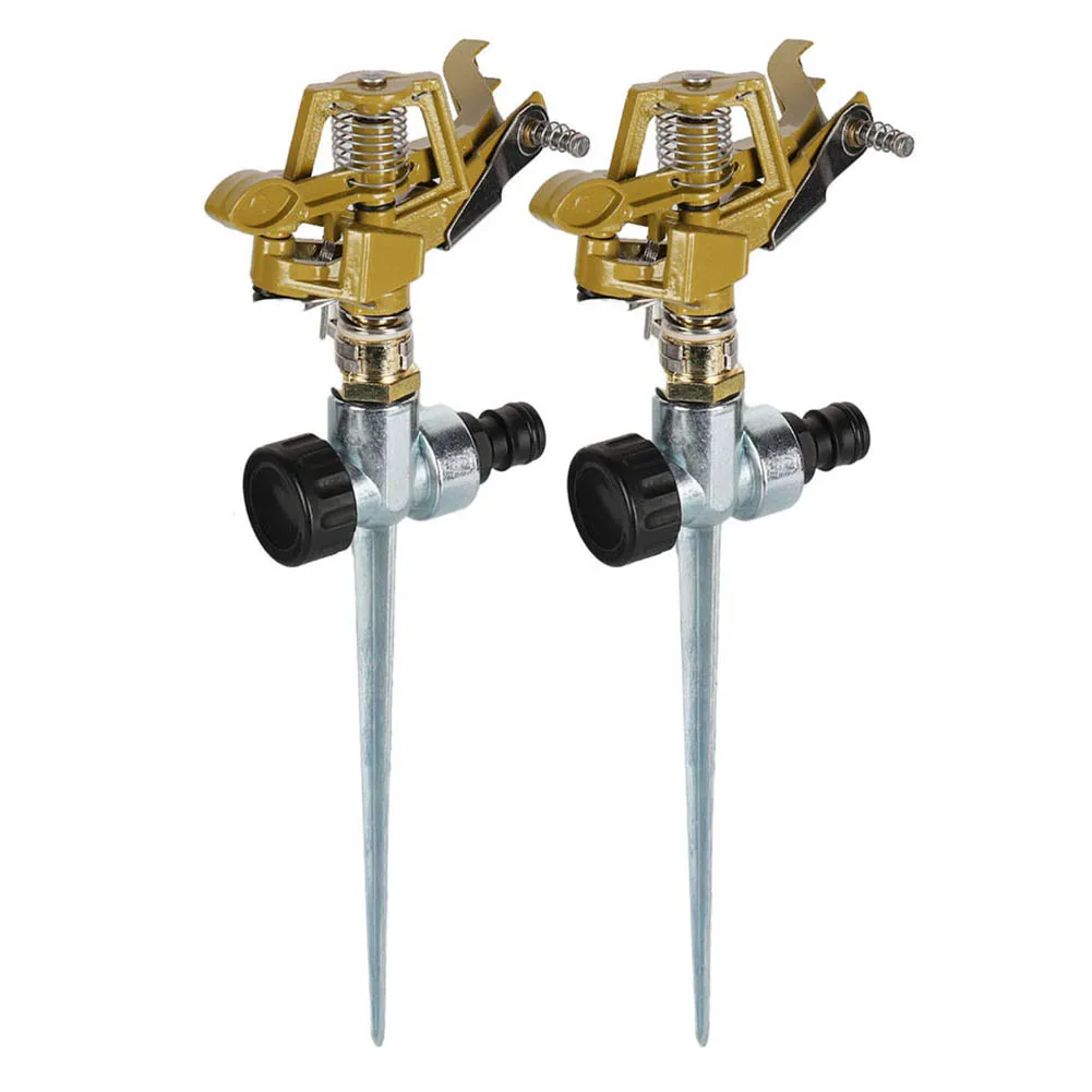 360° Rotating Garden Sprinkler on Ground Stake