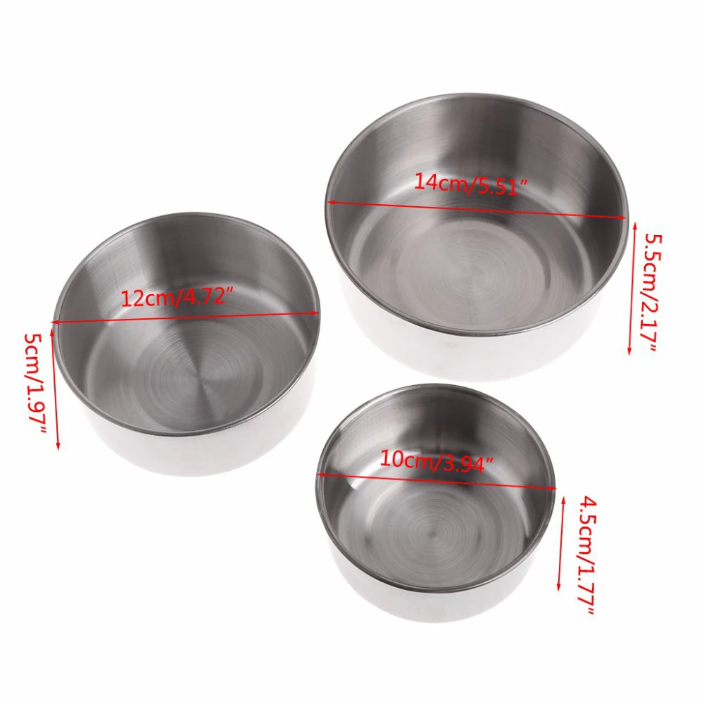 Stainless Steel Food & Water Bowl with Cage Clip Holder