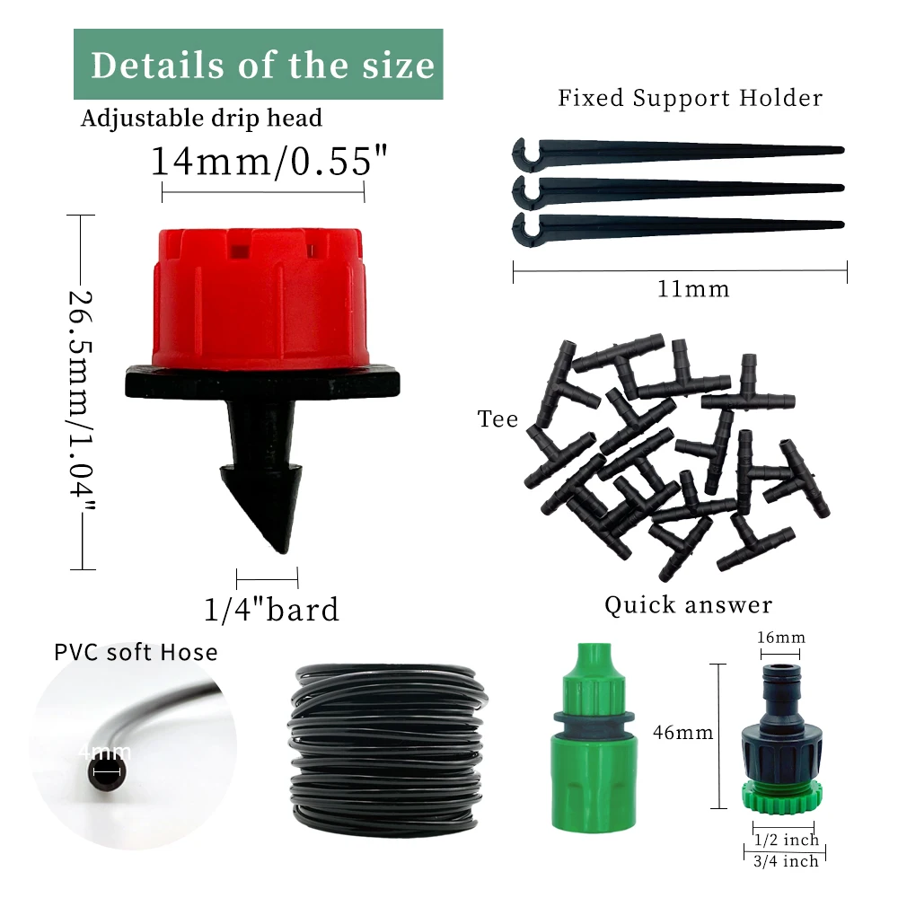 Automatic Drip System for Seedlings — 10–30 m