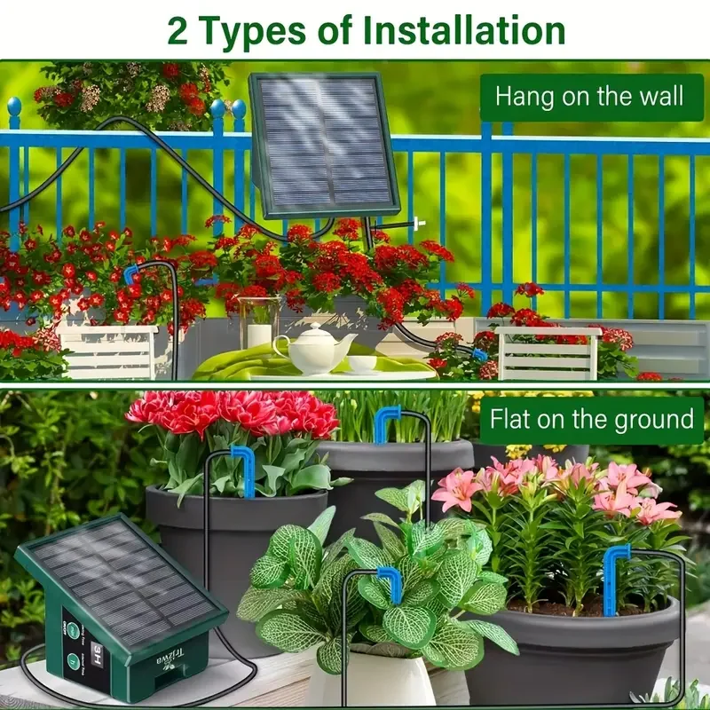 Solar Drip Irrigation System for Gardens & Orchards