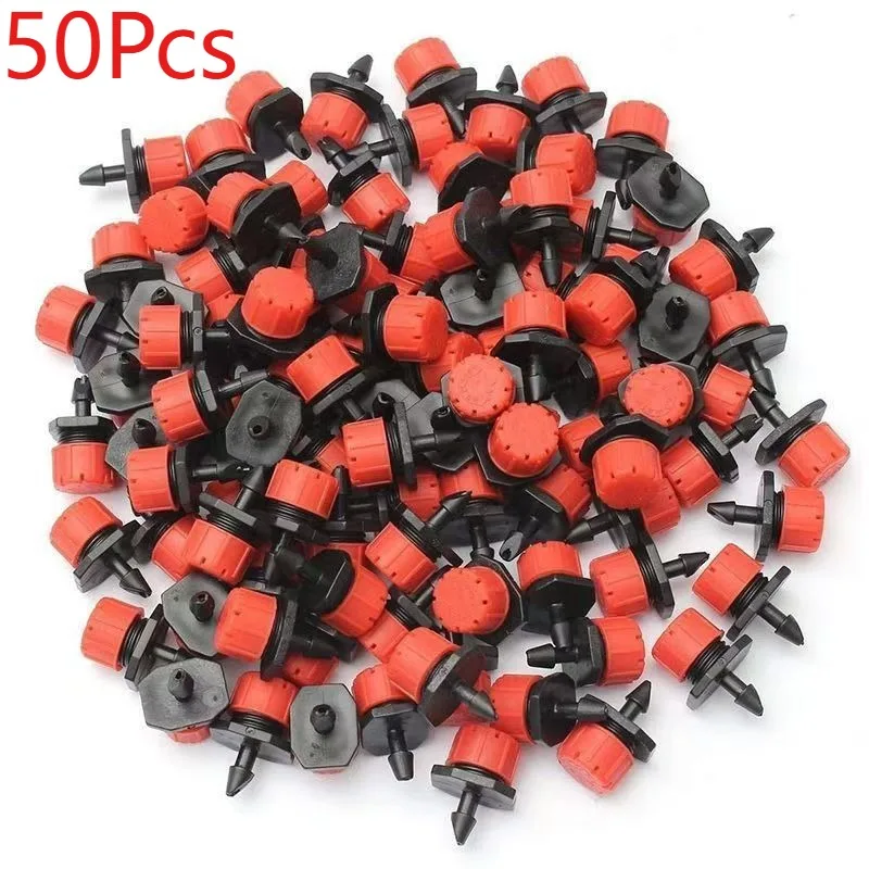 Adjustable 8-Hole Drip Emitters — 100 Pcs