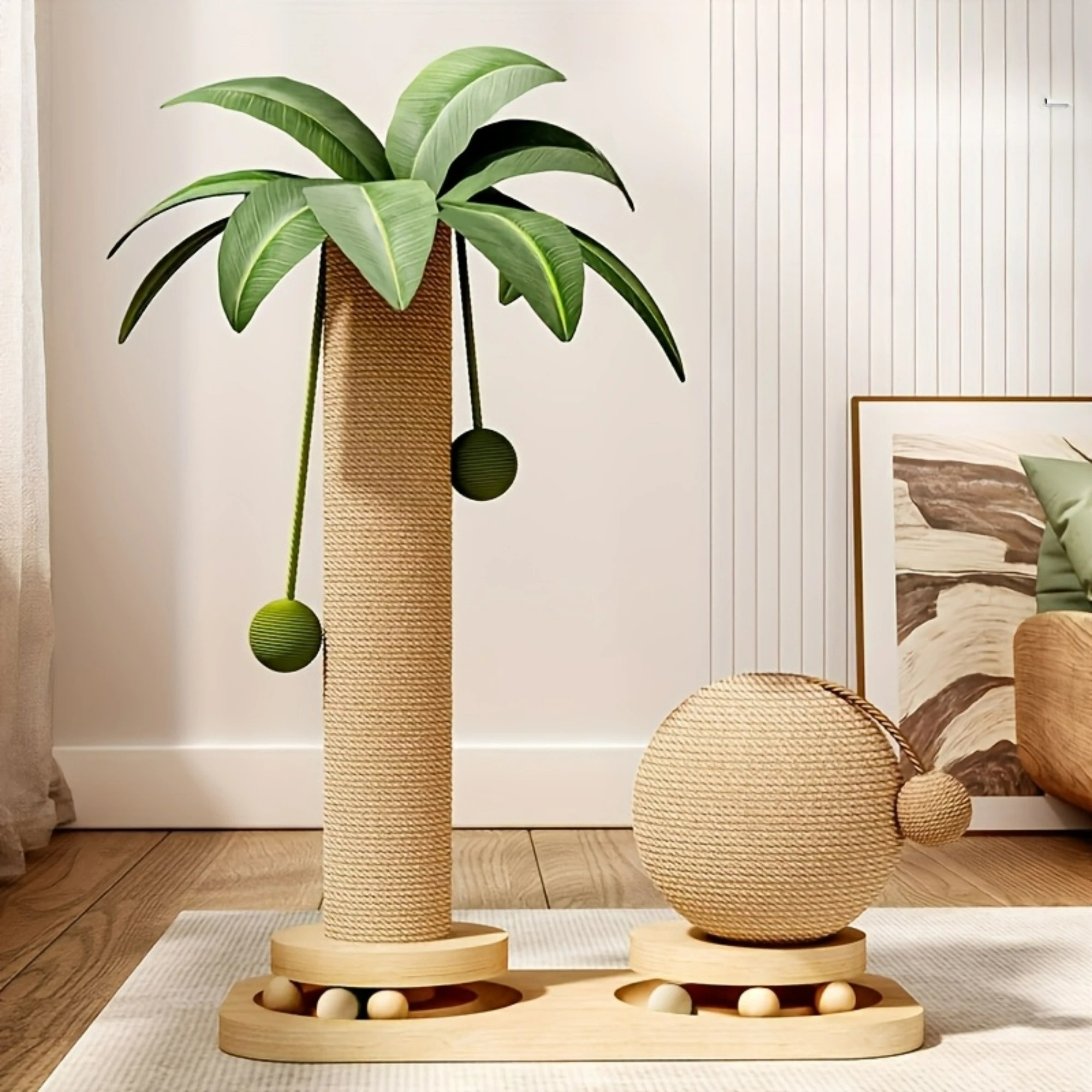 Coconut Tree Cat Scratching Post