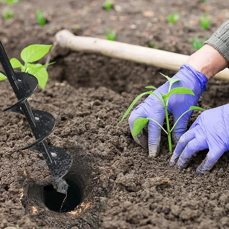 Garden Auger for Planting — No Drill Required