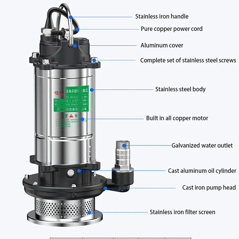 Submersible Water Pump — 220 V