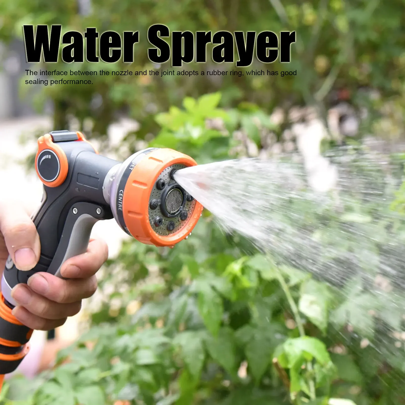 Metal High-Pressure Spray Gun for Garden Hose
