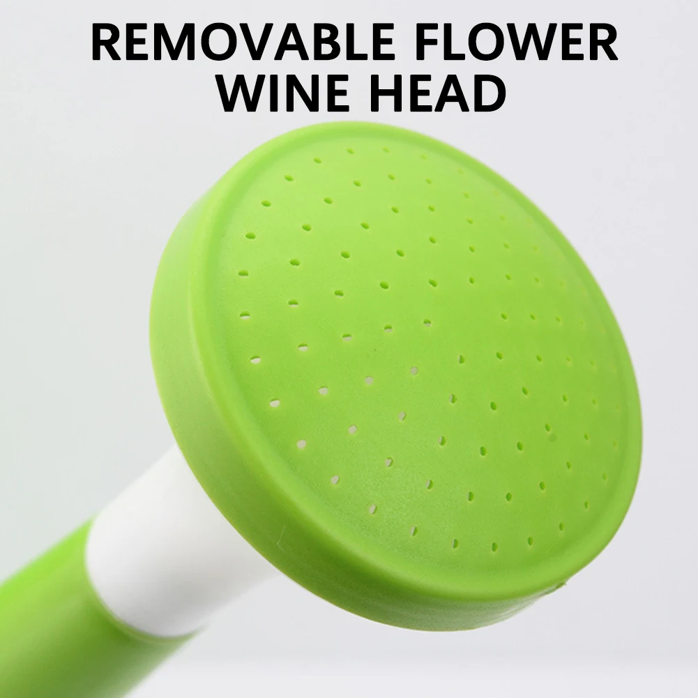 Long-Handle Garden Watering Can with Rose Head