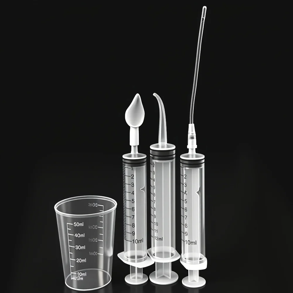 Hand-Feeding Tube Kit for Baby Parrots — 7 Pcs