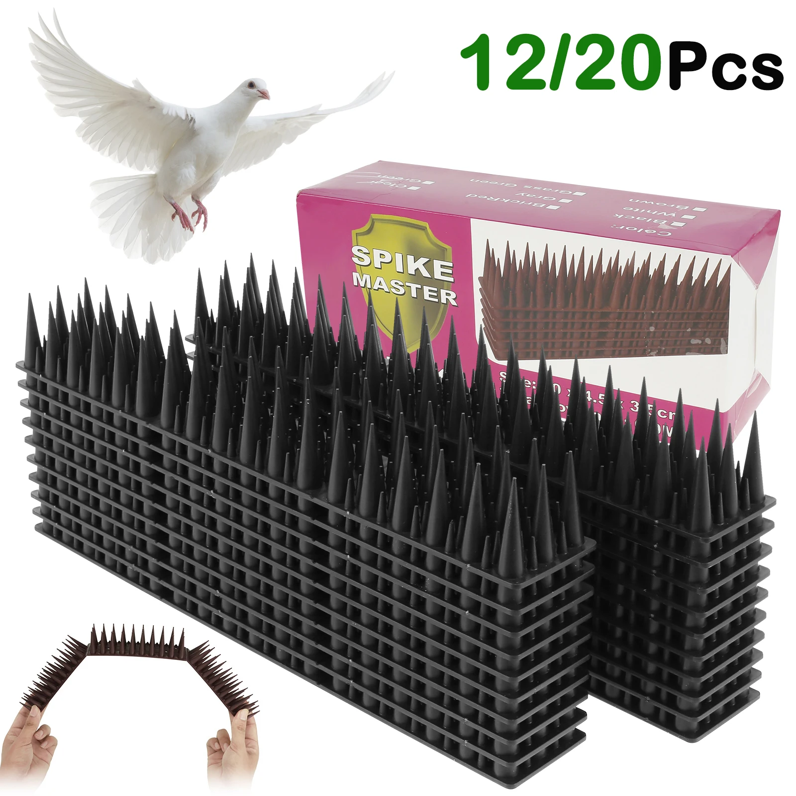 Bird Deterrent Spikes for Roofs & Fences