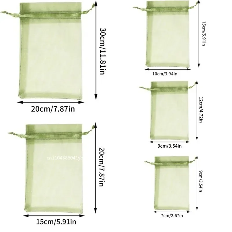 Drawstring Mesh Bags to Protect Fruit & Plants