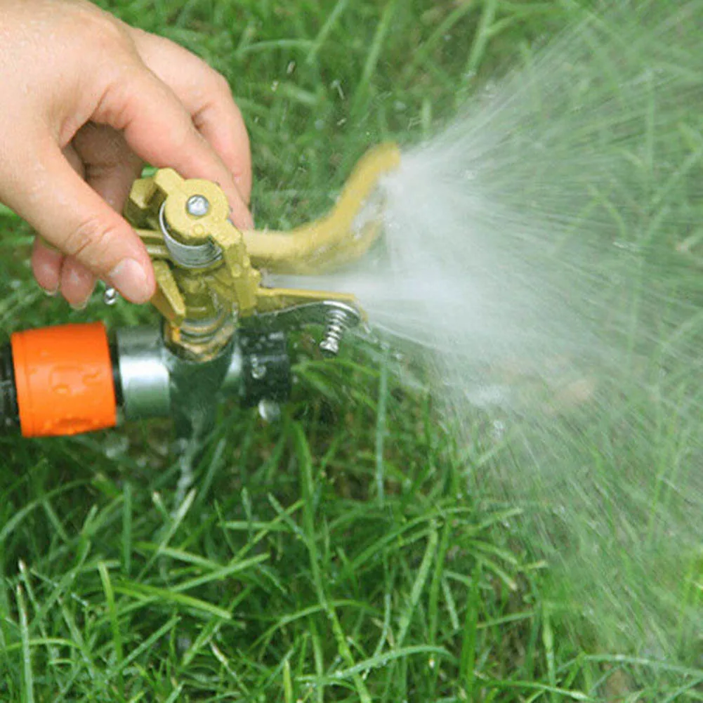 360° Rotating Garden Sprinkler on Ground Stake