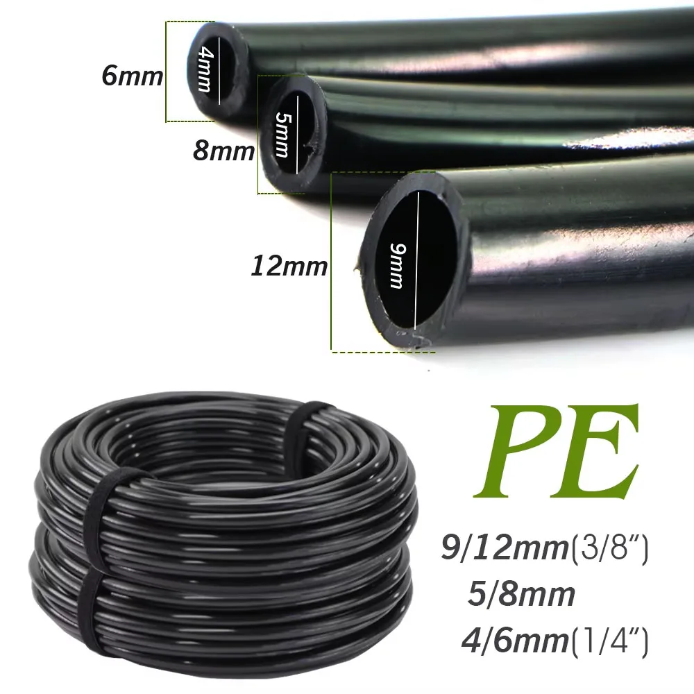 PE Garden Tubing (10–50 m, 6/8/12 mm) for Agricultural Irrigation