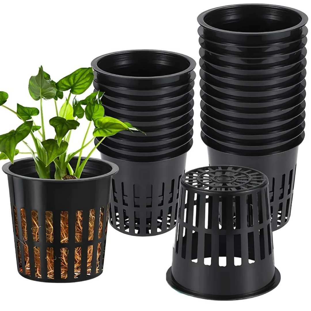 Hydroponic Net Cups — 25 Pcs