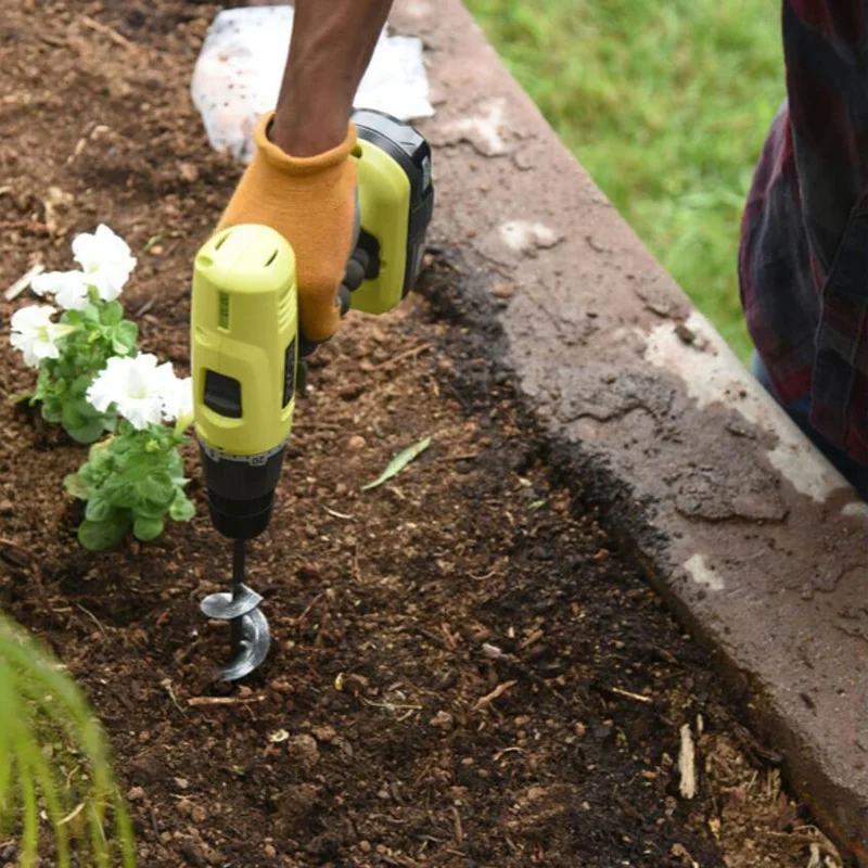 Garden Auger for Planting — No Drill Required