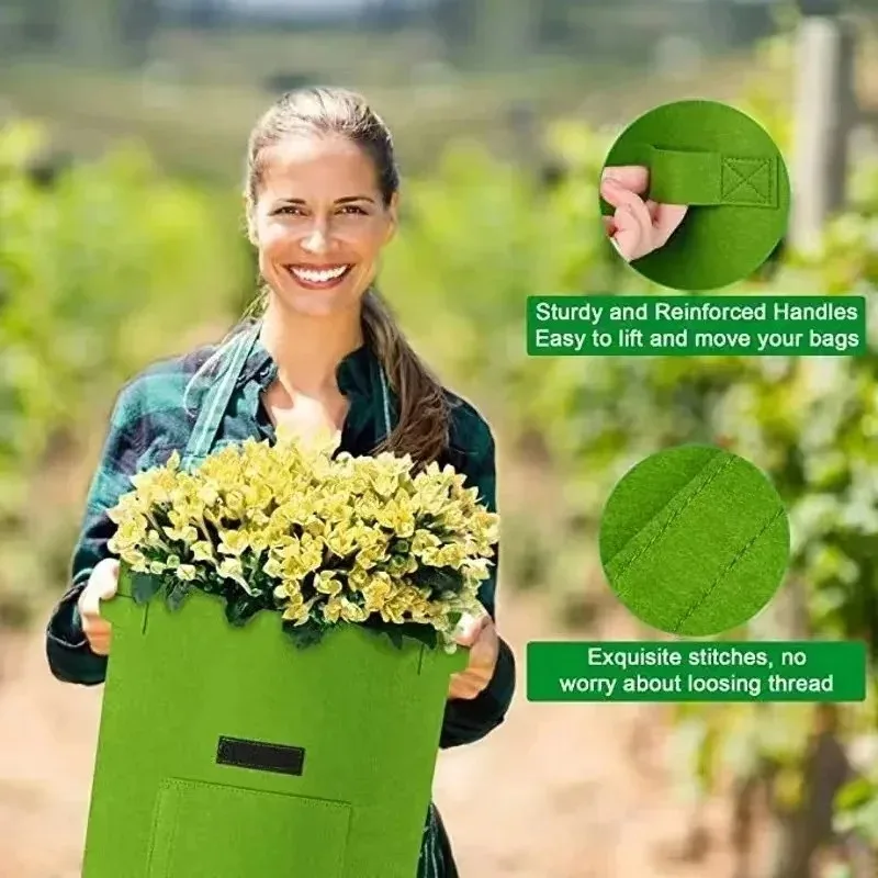 Nonwoven Felt Grow Bags for Seedlings
