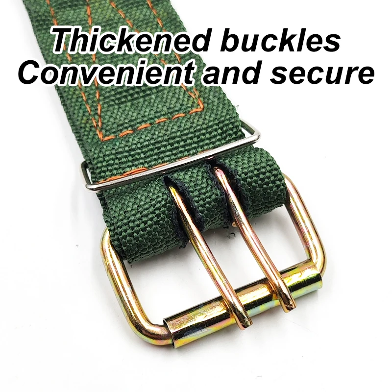 Strong Adjustable Livestock Collar — Durable Fabric for Handling & Transport