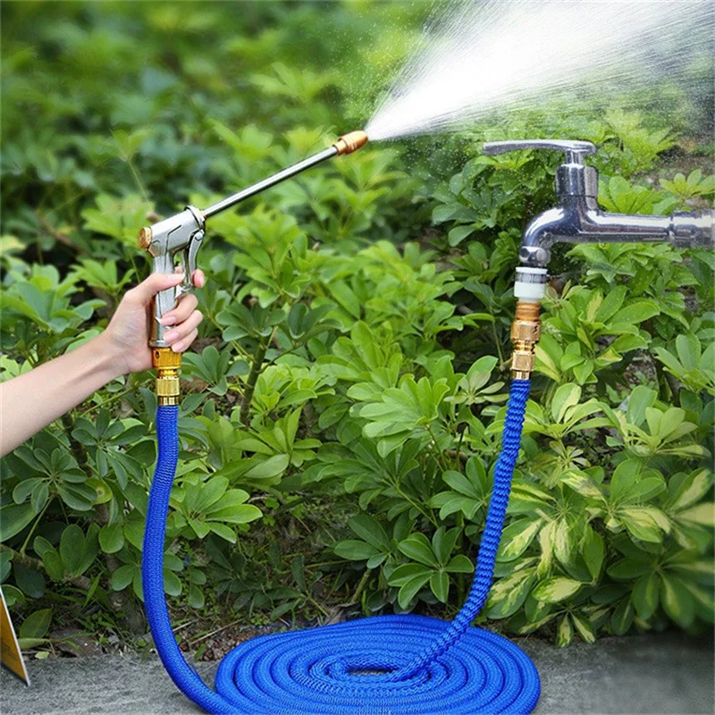 Water Hose with Zinc Alloy & Brass Spray Gun