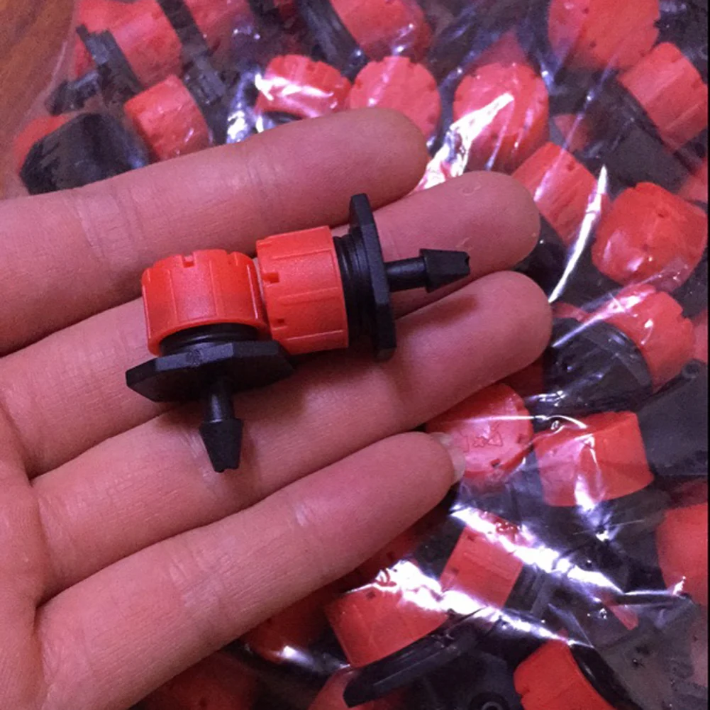 Adjustable Anti-Clog Drip Heads for Irrigation Lines