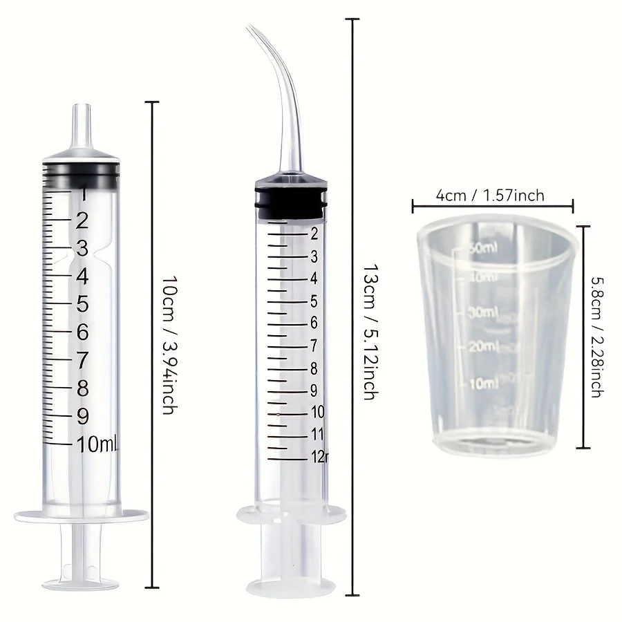 Hand-Feeding Tube Kit for Baby Parrots — 7 Pcs