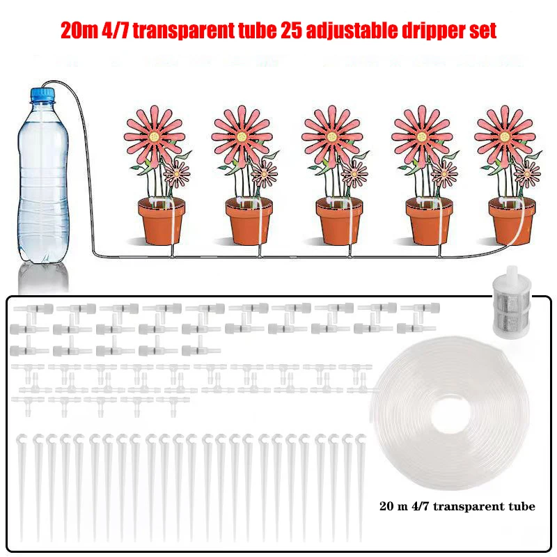 Drip Irrigation Set with Control Valve for Crops