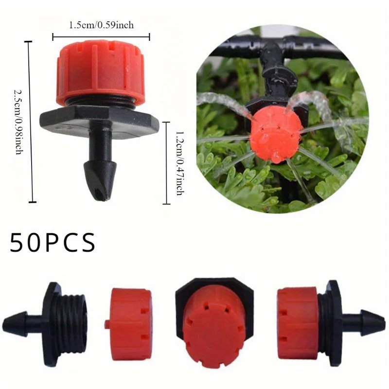 Adjustable Drip Emitters & Sprayers for Irrigation Systems