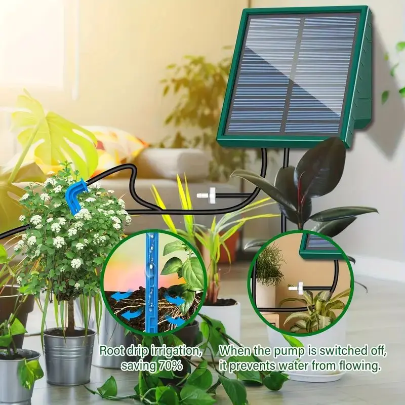 Solar Drip Irrigation System for Gardens & Orchards