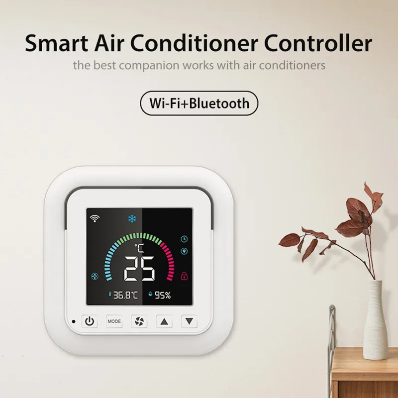 Smart AC Controller with Temperature & Humidity Display