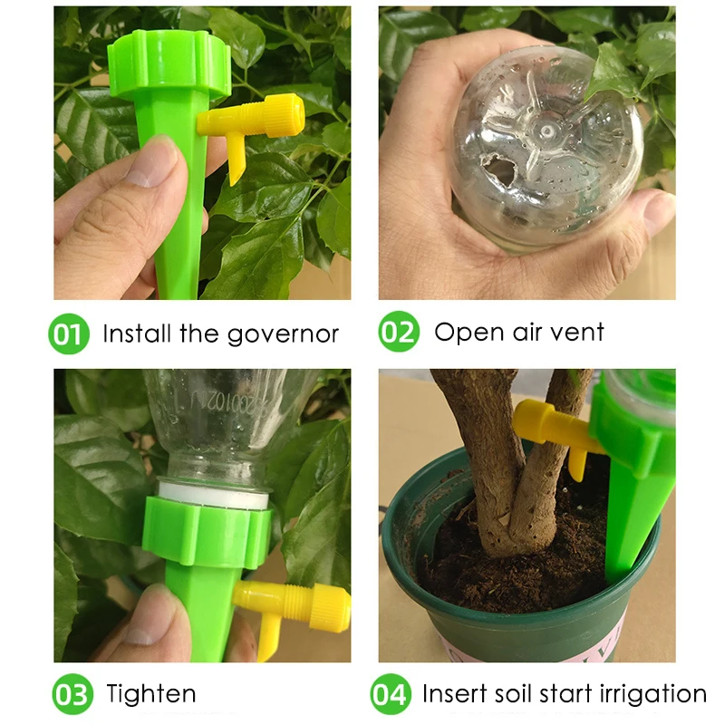 Automatic Garden Drip System — 3/6/12 Pcs