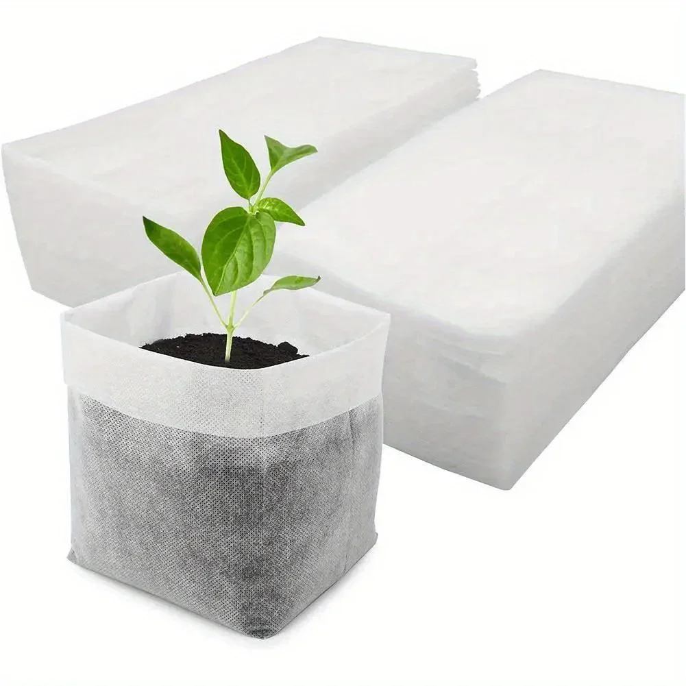 Biodegradable Seed Starting Bags — 100 Pcs
