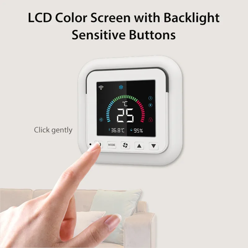 Smart AC Controller with Temperature & Humidity Display