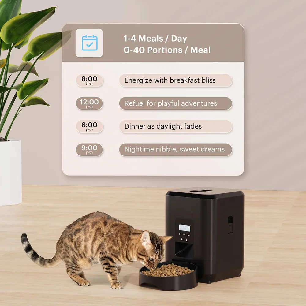 Automatic Cat & Dog Feeder — Smart Unit with Meal Scheduling & Portion Control