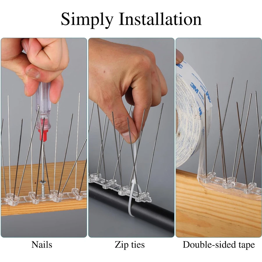 Deterrent Spikes for Birds & Animals