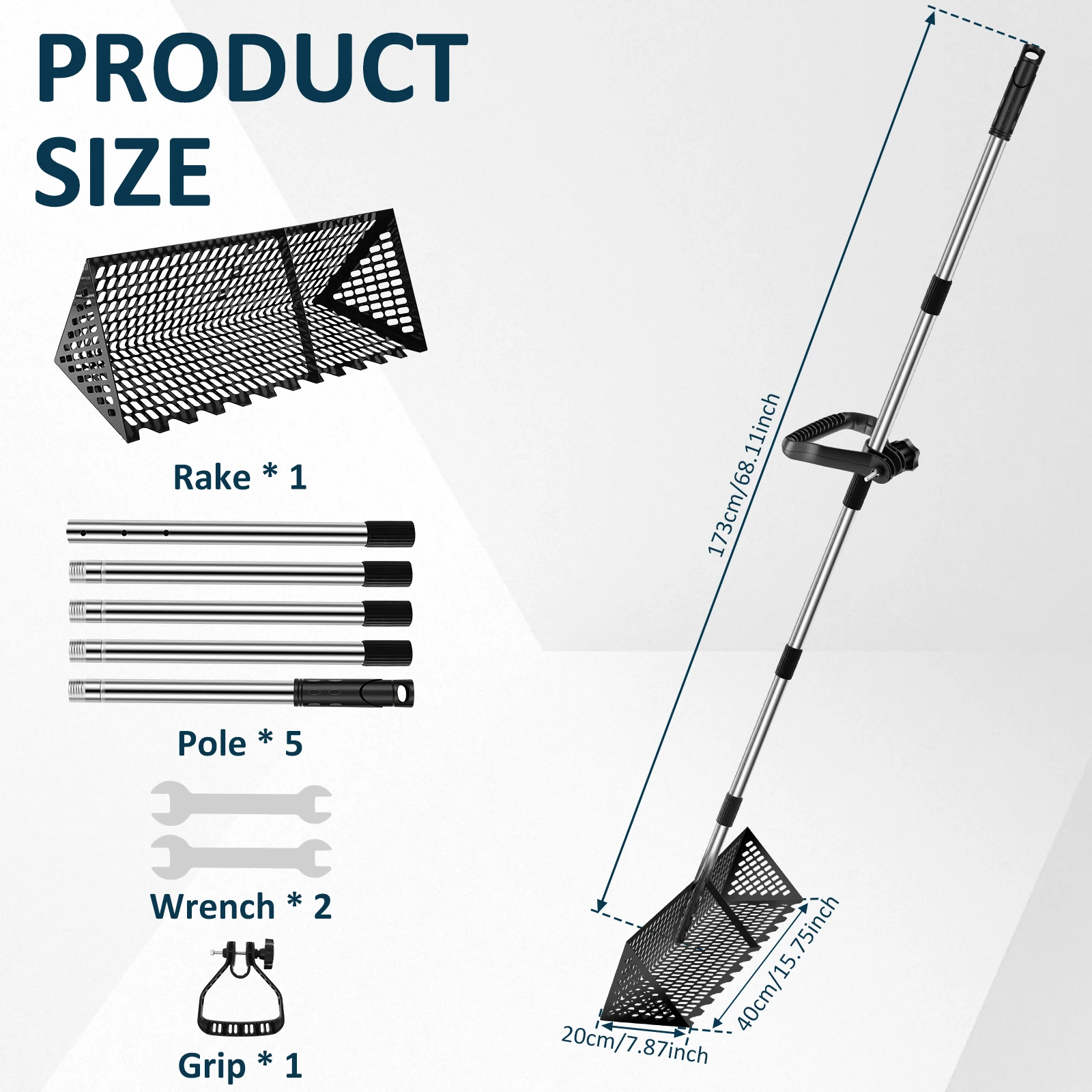 Long-Handle Sand Scraper & Scoop