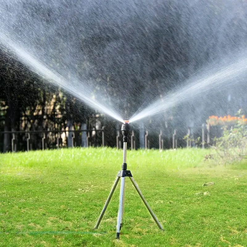 Automatic 360° Garden Sprinkler with Tripod Base