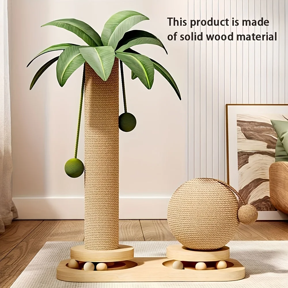 Coconut Tree Cat Scratching Post