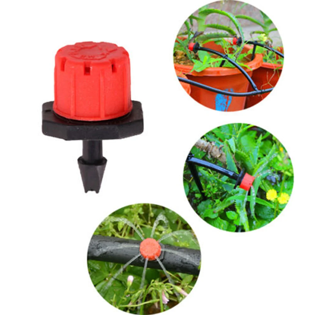 Adjustable Anti-Clog Drip Heads for Irrigation Lines