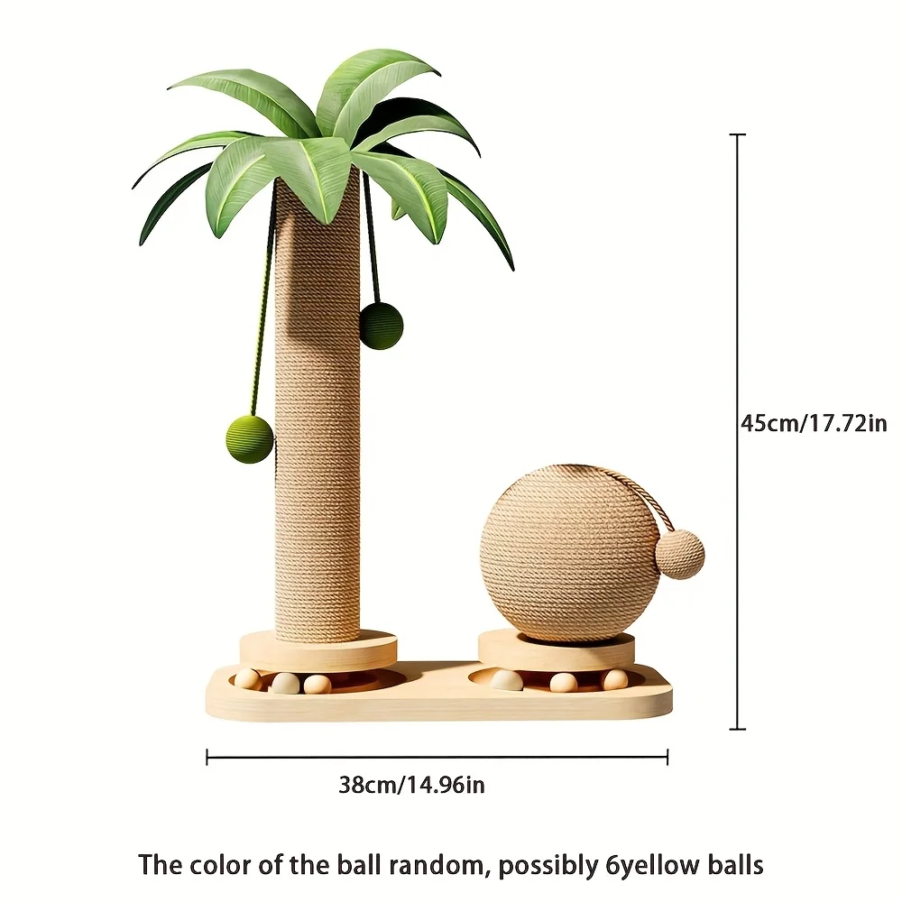 Coconut Tree Cat Scratching Post