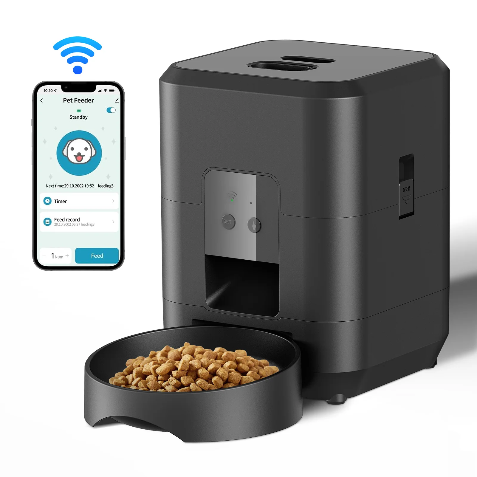 Automatic Cat & Dog Feeder — Smart Unit with Meal Scheduling & Portion Control
