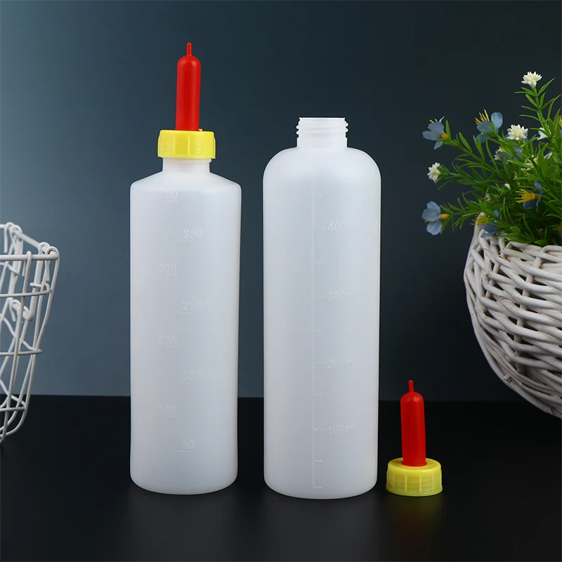 Livestock Feeding Bottle 400/500 ml with 3 Rubber Teats