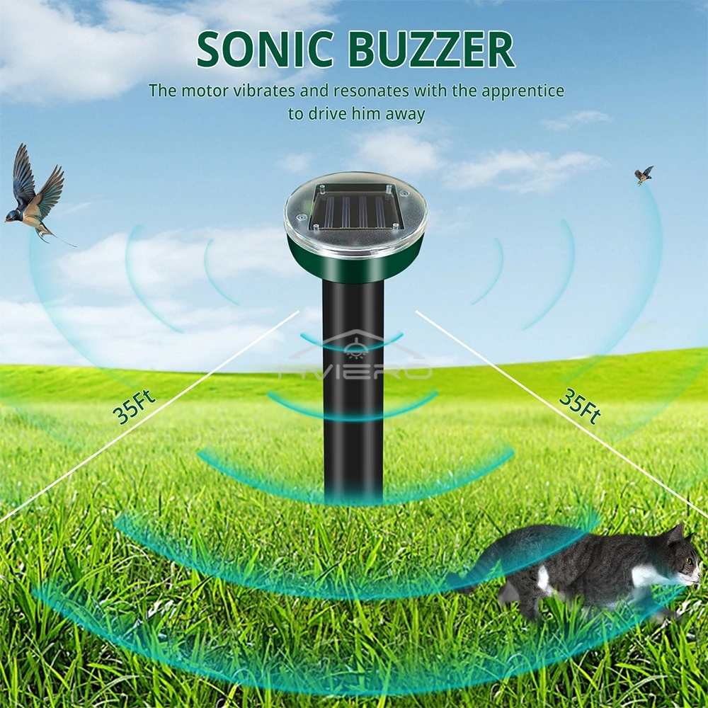 Solar Ultrasonic Mouse & Snake Repeller