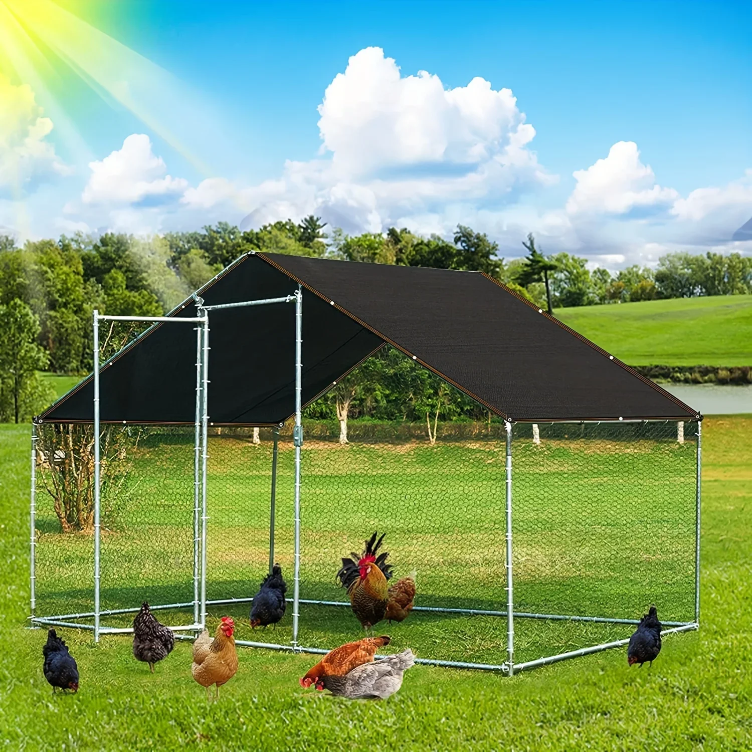 Black 80% Polyester Shade Net for Greenhouses